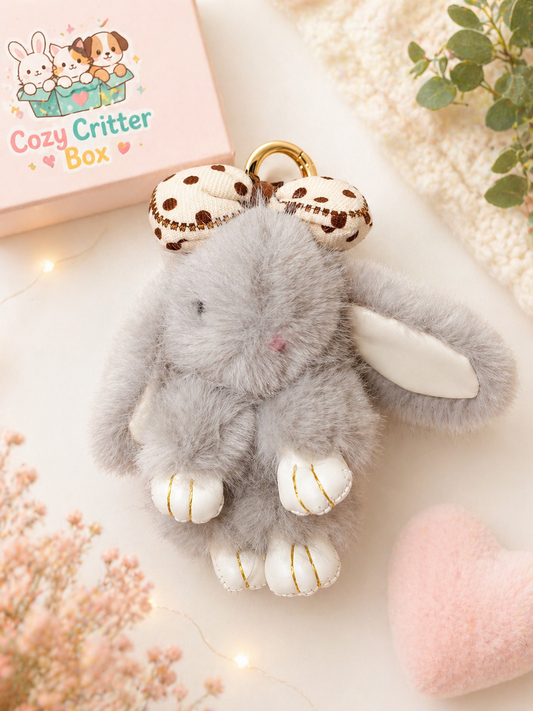 Add-On | Fluffy Bunny Keychain π°π