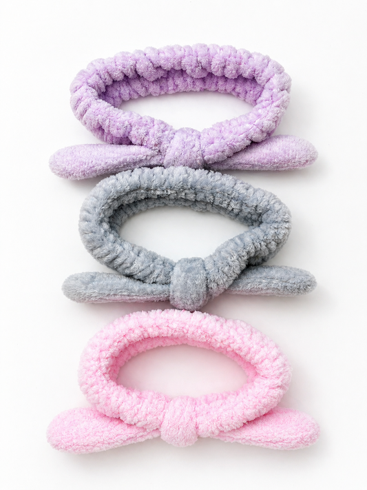 Add-On | Cozy Bunny Ear Spa Headband π°