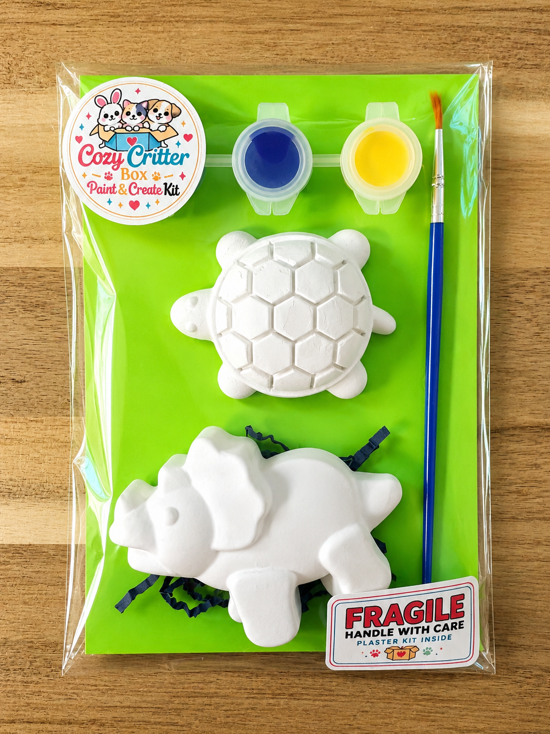 Animal Friends DIY Plaster Painting Kit | Paint Your Own Animal Craft