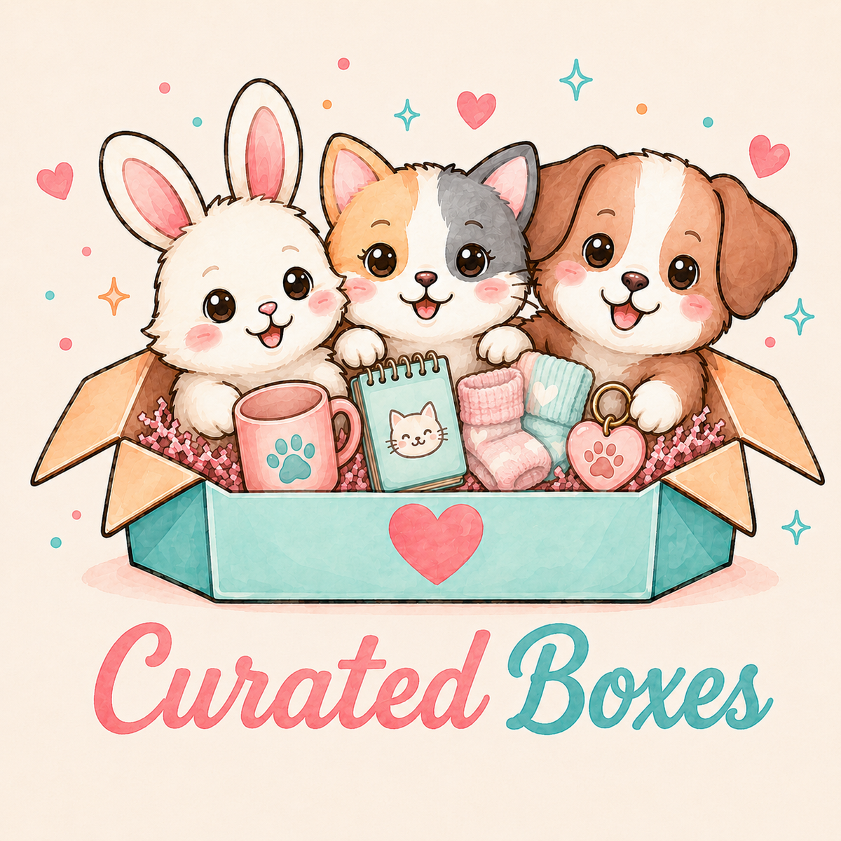 Curated Cozy Critter Boxes for cat and dog lovers