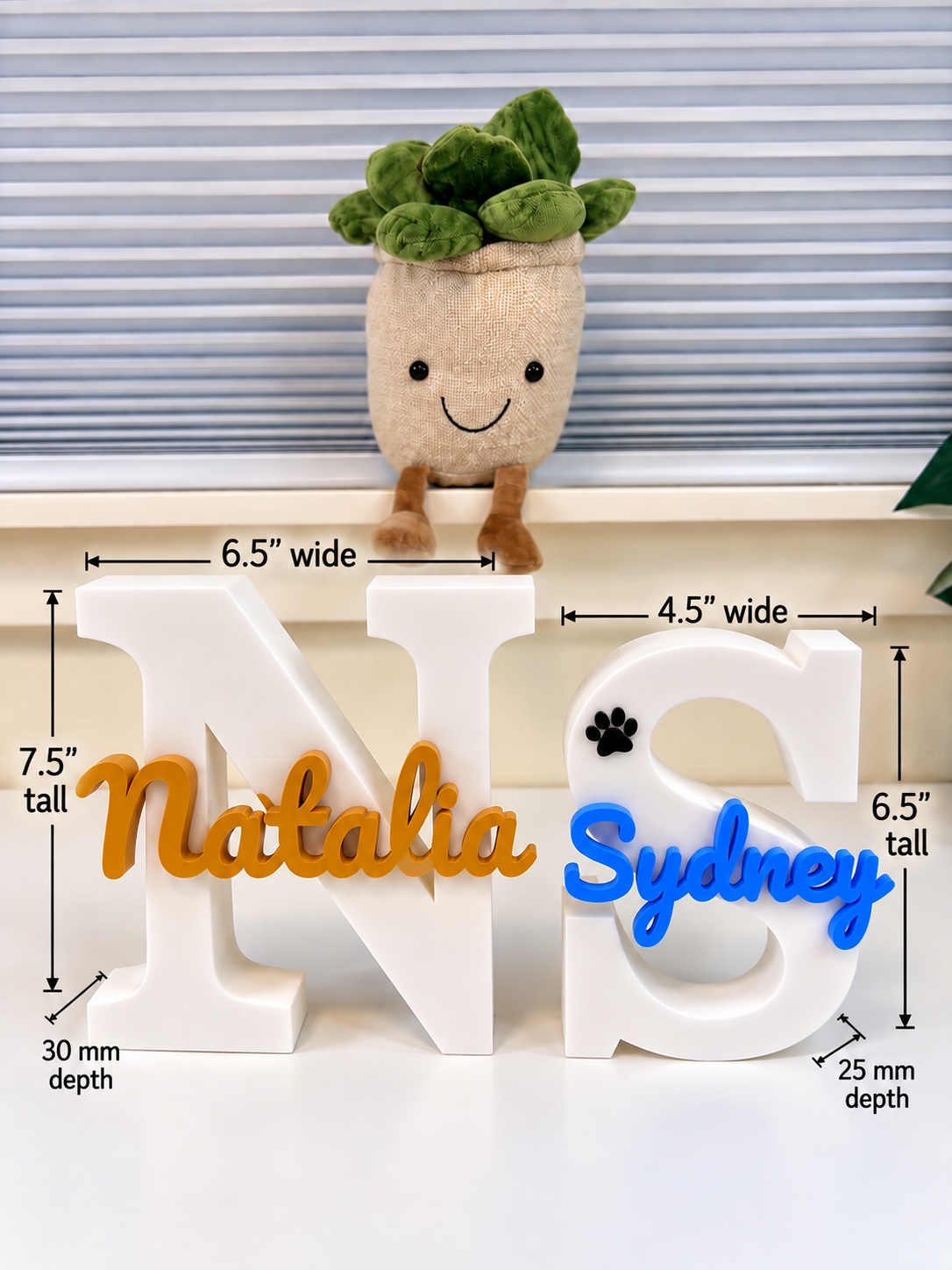 Personalized Initial & Name Decor